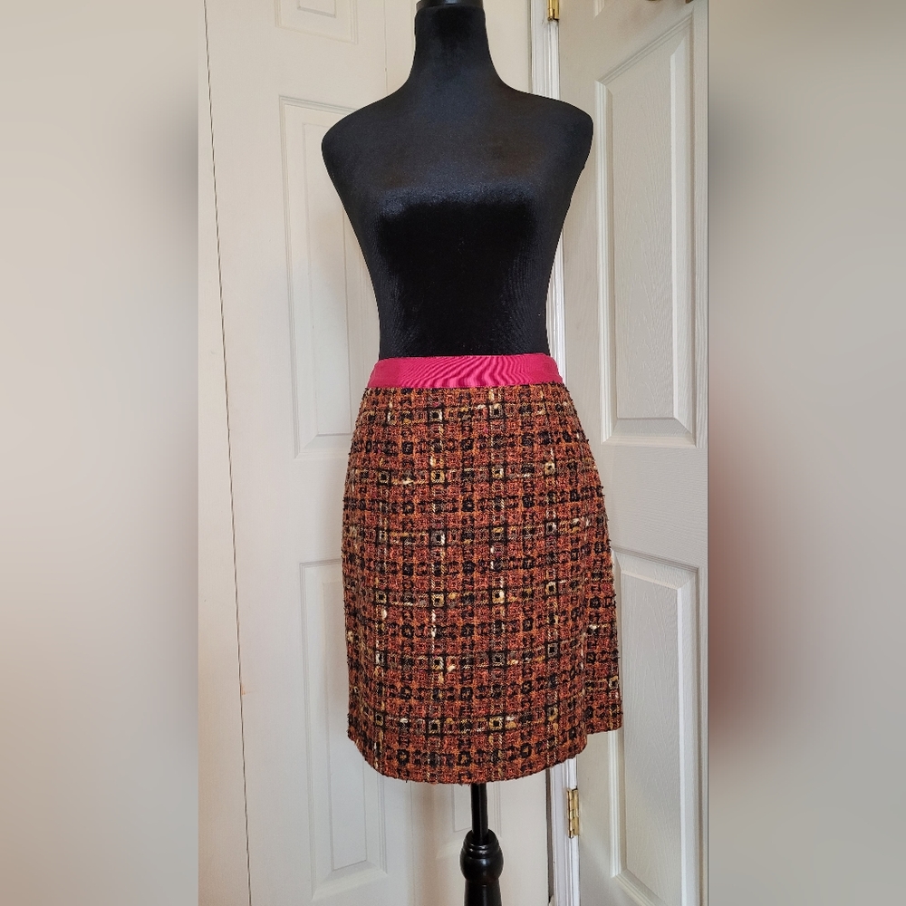 Boden Limited Edition Wool-Blend Tweed Mini Skirt US 6 UK 10